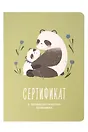Сертификат о профилактических прививках "Baby.Панды" 105х140мм, 16 стр., карт.обл., форма №156/у-93, Be Smart