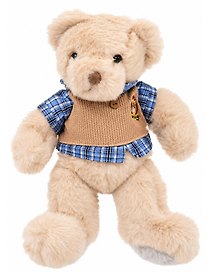 Мягкая игрушка Мишка в рубашке с жилеткой (32см) (12-2026G32-8)