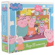Пазл Оригами 35эл MAXI Peppa Pig Магазин игрушек 01545