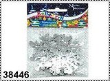 Конфетти "Снежинки" (38446) (серебро) (Дрофа-Медиа)