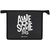 Папка для тетрадей А5 "FOOTBALL ART" молния, пластик