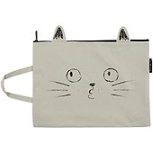 Папка для тетрадей «Funny cat» А4, ткань, на молнии - 2