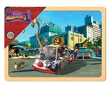 Деревянный пазл «Мадагаскар 3», Step Puzzle
