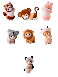 Фигурка Mofusand Fluffy Party mini figure, в ассортименте (1шт)