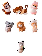 Фигурка Mofusand Fluffy Party mini figure, в ассортименте (1шт)