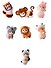 Фигурка Mofusand Fluffy Party mini figure, в ассортименте (1шт) - 0