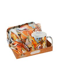 Набор Удивительный Мир Лошадей (кружка 330мл + поднос + костер) (S013-3 Horse ) Gift Land