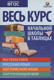 Весь курс начальной школы в таблицах: математика, русский язык, английский язык, окружающий мир