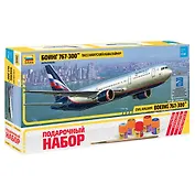 Сборная модель ЗВЕЗДА, Самолет Пассажирский авиалайнер Боинг 767-300" (1:144)"