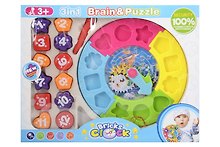 Развивающая игрушка «Сортер, лабиринт, часы» 3в1