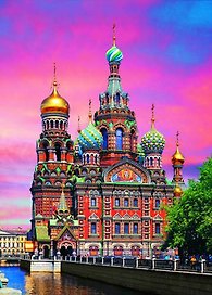 Открытка с видами (СПб) Храм Воскресения Христова(Спас-на-Крови) 1883 [SPB-001]