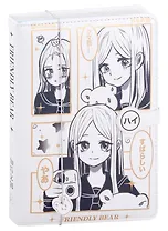 Записная книжка А6 112л лин. "Camellia blossom"  на магнитной застежке 