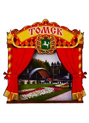 ГС Магнит Томск Занавес квадратный вид 2 (дерево) (7,5см)