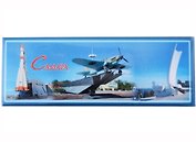 ГС Магнит закатной  115х40мм Самара Ракета Самолет Ладья (031048мз11503)