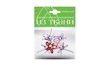 Декор из ткани, Набор №12 Бантики L 5 видов в ассортименте