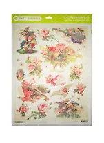 Рисовая бумага для декупажа Шебби шик 28,2х38,4см. 25г/м. CP06310