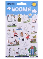 Наклейки объемные Муми-тролли 110х200