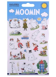 Наклейки объемные Муми-тролли 110х200