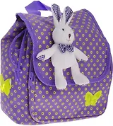 Рюкзак детский Феникс+ Цветочки (принт) 23,5*22,5*10,5см, полиэстер  44307