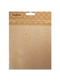 Трафарет Шестеренки (SCB53100002) (15,2х15,2см) (толщина 0,31мм) (упаковка)