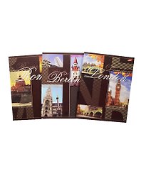 Тетрадь общая «Города», 80 листов в клетку, А4, в ассортименте - Academy Style