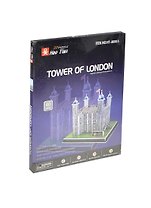 Конструктор 3D Лондонский Тауэр (Tower of London) (124382) (40шт) (18,1х19,3х16,8см) (3D Puzzle Hao Tian)
