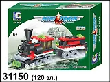 Конструктор Паровоз (120эл) (31150) (коробка)