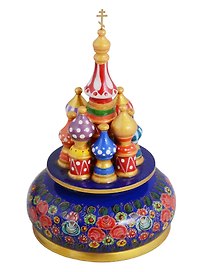ГС Храм музыкальный синий (дерево) (19х15) (3883591)