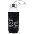 Бутылка в чехле с цветом Not Plastic Fantastic (черная) (300мл) (стекло) (12-07599-268) - 0