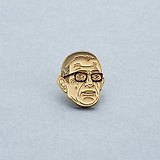 Сувенир, Значок эмалированный Сартр