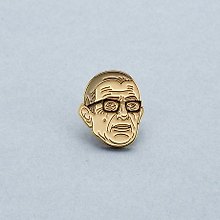 Сувенир, Значок эмалированный Сартр