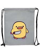 Сумка (мешок) "Уточка с ножом" 42*34см