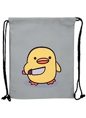 Сумка (мешок) "Уточка с ножом" 42*34см