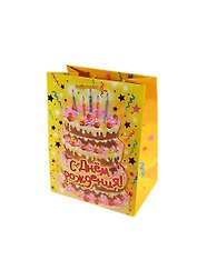Подарочный пакет MS с открыткой Торт (156698) (Сима-ленд)