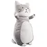 Мягкая игрушка Кот серый на спине (70 см) - 1