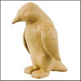 Фигурка из папье-маше объемная Пингвин (SA116) (14х20х14см)