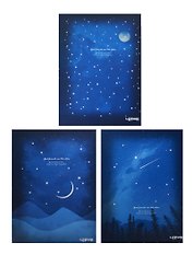 Блокнот Good friends are like stars (золотой обрез) (208стр) (16,8х23,5)