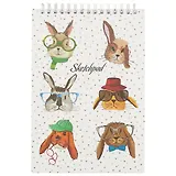 Скетчбук «Стильные животные», 60 листов, А5