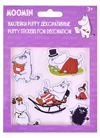 Наклейки для тетрадей «Муми—тролли», 1 лист, Academy Style многоразовые
