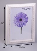 Фоторамка пластик "Daria" 21*30 белая - 1
