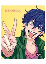 Скетчбук 205*246 64л "Краш"  120г/м2, тв.обложка