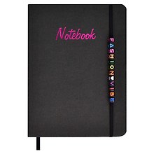 Записная книжка «Fashion Vibe» А6+, 96 листов в линейку, кожзам, Феникс+