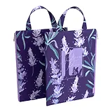 Папка для тетрадей Erich Krause "Lavender", молния, ручка, А4