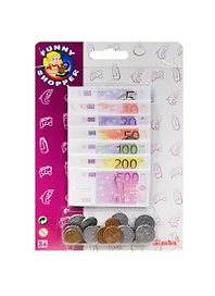 Набор Игрушечные деньги (4528647) (24/144) (40 монет+98 купюр) (3+) (блистер)