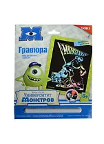 LORI Грд-041 Гравюра Disney бол. с эф. голография Университет Монстров (набор для творч.) (6+)