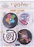 Набор значков закатных Гарри Поттер 4шт. - 1