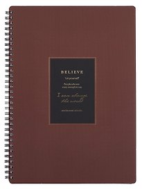 Тетрадь общая «Believe. Коричневая рамка», 96 листов в клетку, А4 - Be Smart