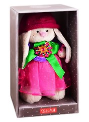 Игрушка мягкая Budi Basa, Зайка Ми Карминовый топаз (малый) StS-416