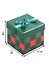 Коробка подарочная Green square 12*12*12см, картон - 1