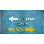 Планинг недат. 64л "New way" настольный, 7БЦ, мат.лам, покрытие Soft Touch, офсет